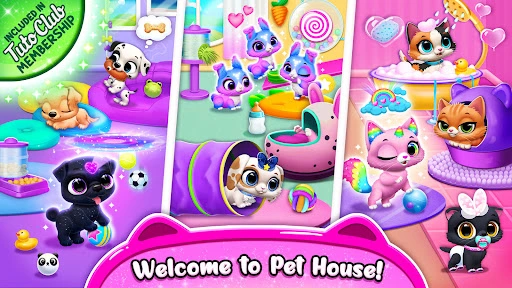 Gameplay screenshot 1 from Floof - My Pet House - Educational game